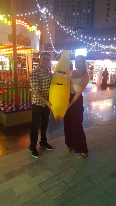 We won a huge banana